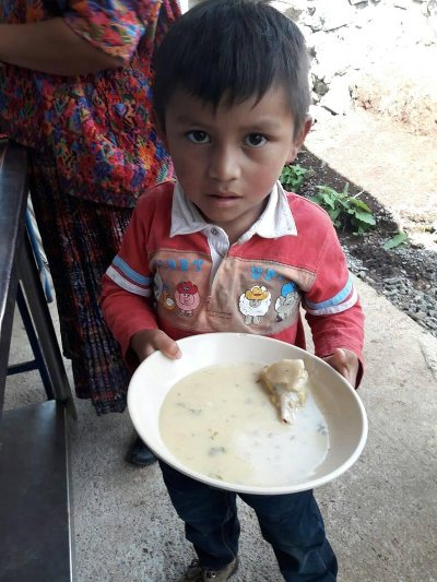 Child with meal